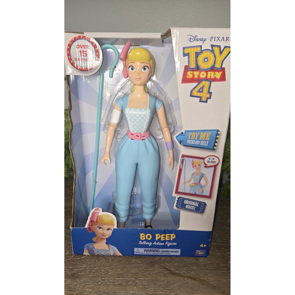 Disney Pixar Toy Story 4 Bo Peep Talking Action Figure Thinkway Toys NIB